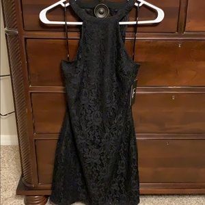 NWT- Lulus Black Lace Dress - size S